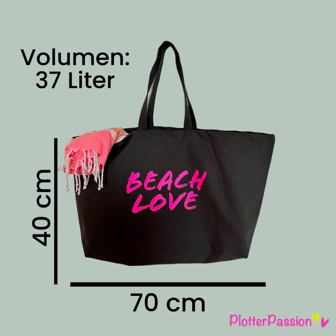 Strandtasche XL "Beach Love"